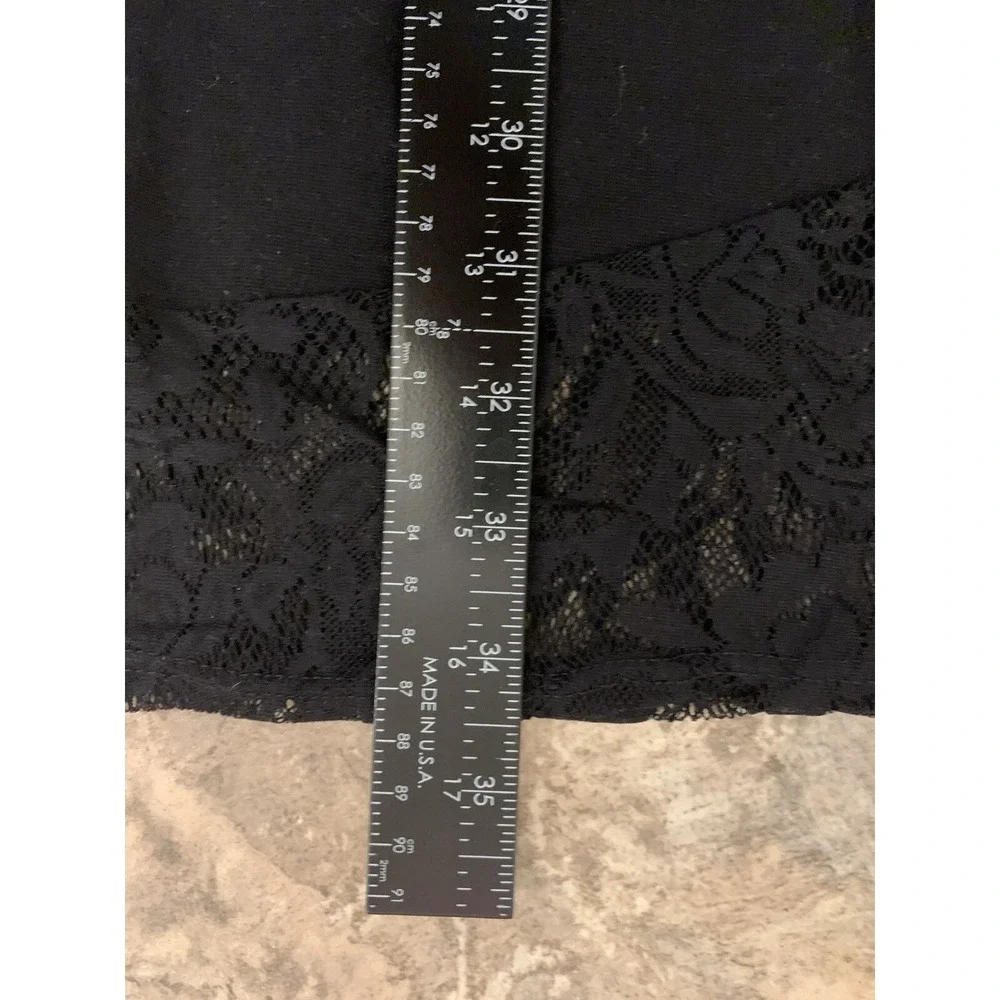 Bar‎ III Dress Women's Size Small Black Sleeveless Lace Bottom